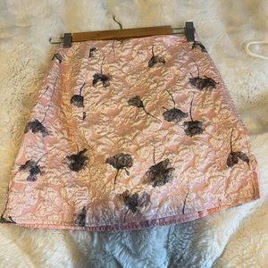 Lulus small skirt new pink floral